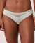 LA VIE EN ROSE Lace and Mesh Thong Panty Cool mint 20300192 - View1