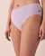 LA VIE EN ROSE AQUA Bas de bikini cheeky taille haute PASTEL LILAC Lilas pastel 70300390 - View1
