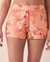 LA VIE EN ROSE Recycled Fibers Lace Trim Shorts Peachy floral 60200062 - View1
