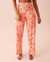 LA VIE EN ROSE Recycled Fibers Lace Trim Pants Peachy floral 60200063 - View1