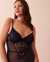 LA VIE EN ROSE Lace and Mesh Teddy Midnight blue 60300060 - View1