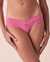 LA VIE EN ROSE Culotte bikini en coton Pois roses 20100302 - View1