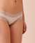 LA VIE EN ROSE Cotton and Lace Trim Cheeky Panty Daisy and stripes 20100313 - View1