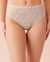 LA VIE EN ROSE Culotte bikini taille haute coton Marguerite 20100315 - View1
