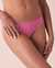 LA VIE EN ROSE Microfiber No-show Thong Panty Bright pink 20200326 - View1