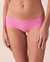 LA VIE EN ROSE Microfiber No-show Hiphugger Panty Bright pink 20200328 - View1