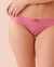 LA VIE EN ROSE Microfiber and Wide Lace Band Thong Panty Bright pink 20200333 - View1