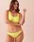 LA VIE EN ROSE AQUA Haut de bikini bralette en fibres recyclées SUNNY LIME Lime 70100467 - View1