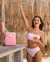 LA VIE EN ROSE AQUA LAGOON Bandeau Bikini Top Pink stripes 70100480 - View1