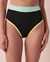 LA VIE EN ROSE AQUA IBIZA High Waist Bikini Bottom Black 70300438 - View1