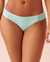 LA VIE EN ROSE AQUA TURQUOISE Shirred Sides Bikini Bottom Aqua 70300450 - View1