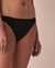 LA VIE EN ROSE AQUA SOLID Twisted Sides Bikini Bottom Black 70300452 - View1