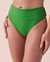 LA VIE EN ROSE AQUA SOLID Foldable Waistband Bikini Bottom Forest green 70300485 - View1
