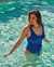 AQUAROSE SAMANTHA Fitted Waist One-piece Swimsuit Bright blue 70400079 - View1