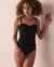 AQUAROSE ELLA Bandeau One-piece Swimsuit Black 70400081 - View1