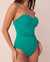 AQUAROSE ELLA Bandeau One-piece Swimsuit Teal 70400081 - View1