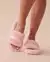 LA VIE EN ROSE Faux Fur Slide Slippers Blushing Pink 40700313 - View1