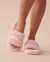 LA VIE EN ROSE Pantoufles sandales en fausse fourrure Rose pâle 40700313 - View1