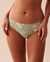 LA VIE EN ROSE Microfiber Sleek Back Bikini Panty White Bouquet 20300284 - View1