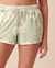 LA VIE EN ROSE Recycled Fibers Floral Pajama Shorts White Bouquet 60200084 - View1