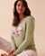 LA VIE EN ROSE Recycled Fibers Floral Long Sleeve Shirt Soothing Sage 40100528 - View1