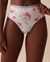 LA VIE EN ROSE Super Soft Lace Detail High Waist Bikini Panty Peonies Garden 20100405 - View1