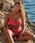 LA VIE EN ROSE AQUA Haut de bikini bralette texturé TAHITI Rouge orangé 70100544 - View1