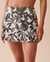 LA VIE EN ROSE AQUA KHAKI GREY FLORAL Skirt Bikini Bottom Khaki Grey Floral 70300521 - View1