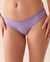 LA VIE EN ROSE Super Soft Lace Detail Thong Panty Mauve 20100426 - View1