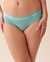LA VIE EN ROSE Cotton and Logo Elastic Band Bikini Panty Green Blue 20100435 - View1