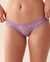 LA VIE EN ROSE Culotte bikini bordures frisons Mauve 20200457 - View1