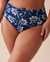 LA VIE EN ROSE Culotte bikini taille haute microfibre dos lisse Dahlias de minuit 20300292 - View1