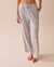 LA VIE EN ROSE Super Soft Pajama Pants Light Grey Mix 40200558 - View1