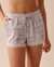LA VIE EN ROSE Super Soft Pajama Shorts Light Grey Mix 40200559 - View1