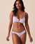 LA VIE EN ROSE AQUA Haut de bikini bralette armature en V texturé PASTEL Lilas pastel 70100568 - View1