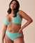 LA VIE EN ROSE AQUA GREEN TILE Plunge Bikini Top Green Tile 70100573 - View1