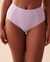 LA VIE EN ROSE AQUA Bas de bikini taille haute texturé PASTEL Lilas pastel 70300535 - View1