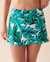 LA VIE EN ROSE AQUA PALM LEAVES Recycled Fibers Skirt Bikini Bottom Palm Leaves 70300537 - View1