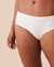 LA VIE EN ROSE AQUA Bas de bikini taille mi-haute SEERSUCKER Blanc 70300549 - View1