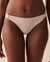 LA VIE EN ROSE AQUA SEERSUCKER Cheeky Bikini Bottom Cocoa Stripes 70300550 - View1