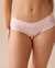 LA VIE EN ROSE Cotton Hiphugger Panty Candy Pink Geometric 20100450 - View1
