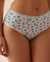 LA VIE EN ROSE Cotton High Waist Bikini Panty Sea Leaves 20100452 - View1