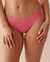 LA VIE EN ROSE Culotte bikini coton et détails de dentelle Melon d'eau 20100457 - View1