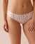 LA VIE EN ROSE Cotton and Lace Detail Bikini Panty Raspberries 20100457 - View1
