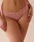 LA VIE EN ROSE Microfiber and Wide Lace Band Thong Panty Candy Pink 20200494 - View1