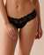 LA VIE EN ROSE Lace Brazilian Panty Black 20200495 - View1