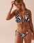 LA VIE EN ROSE AQUA MONOCHROME FOLIAGE D Cup Triangle Bikini Top Monochrome Foliage 70100595 - View1