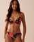 LA VIE EN ROSE AQUA TROPICAL Push-up Bikini Top Fiery Red Tropical 70100621 - View1
