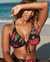 LA VIE EN ROSE AQUA TROPICAL D Cup Triangle Bikini Top Fiery Red Tropical 70200129 - View1