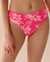 LA VIE EN ROSE AQUA TROPICAL PINK Textured High Leg Brazilian Bikini Bottom Pink Punch Tropical 70300571 - View1